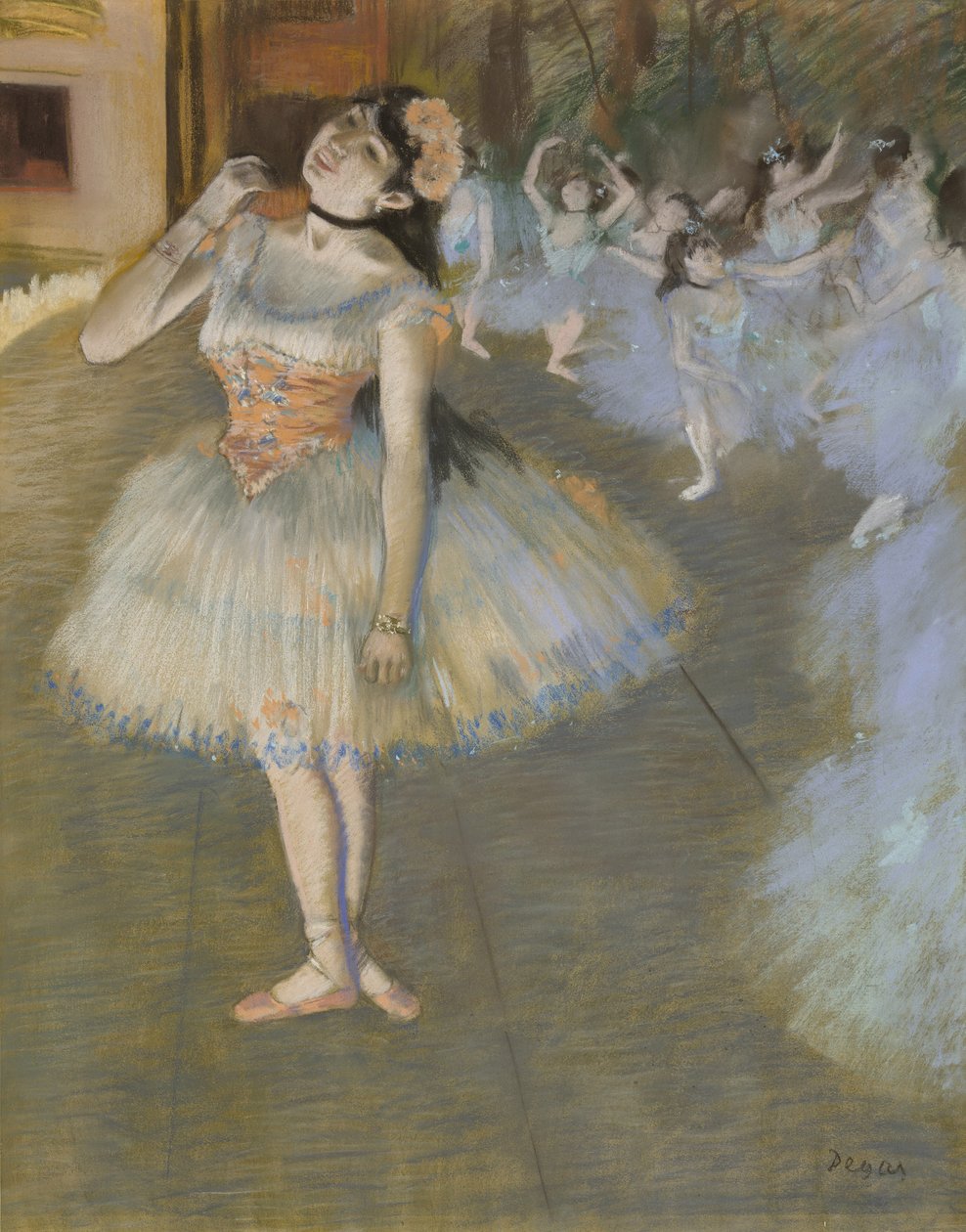 Hvězda, 1879/81 od Edgar Degas