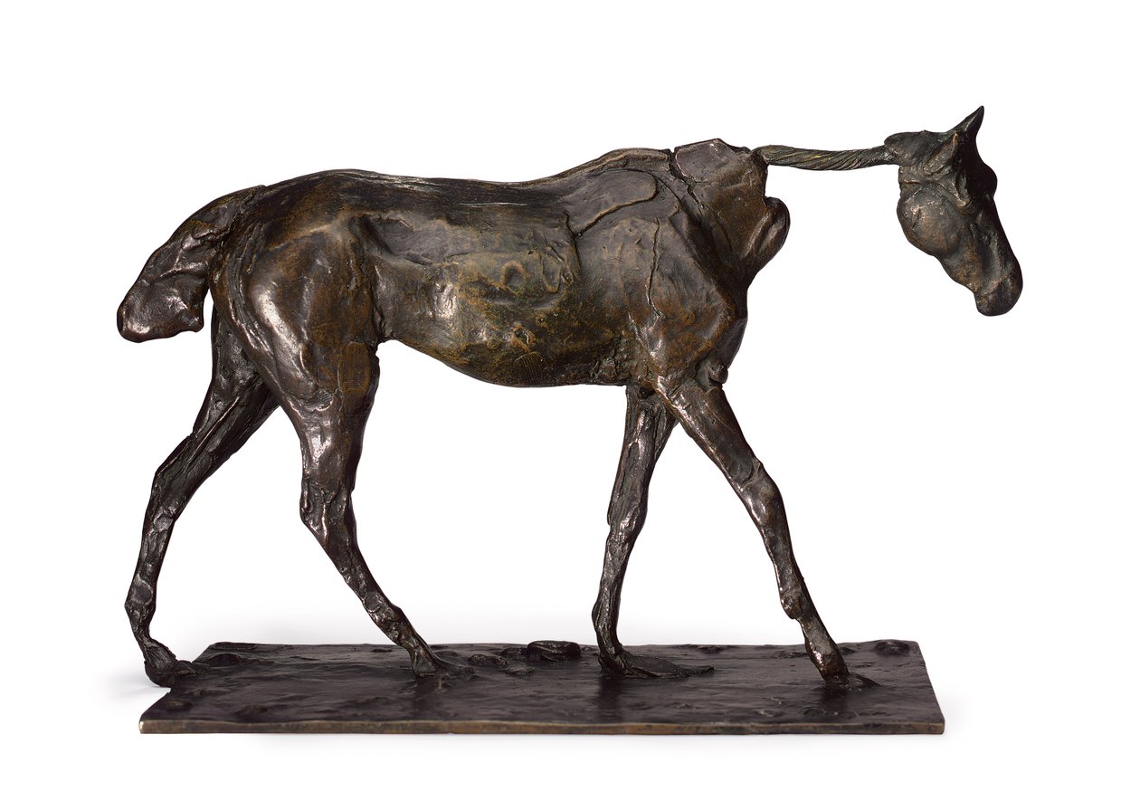 Plnokrevný kůň, Chůze; Chůze plnokrevného koně od Edgar Degas