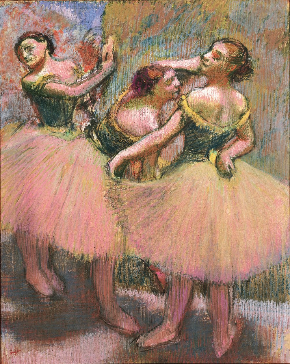 Tři tanečnice od Edgar Degas