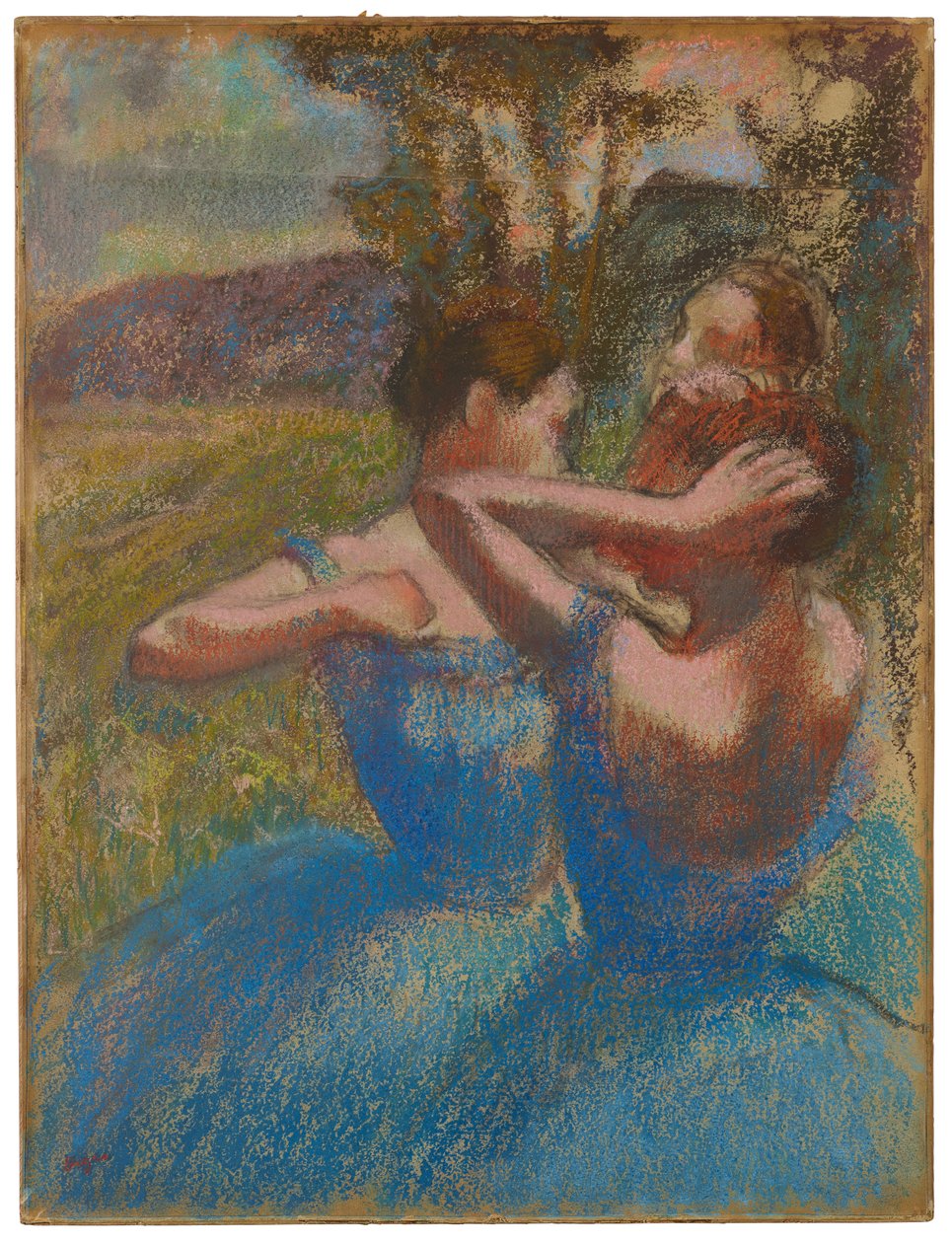 Tři tanečnice, kolem roku 1897 od Edgar Degas