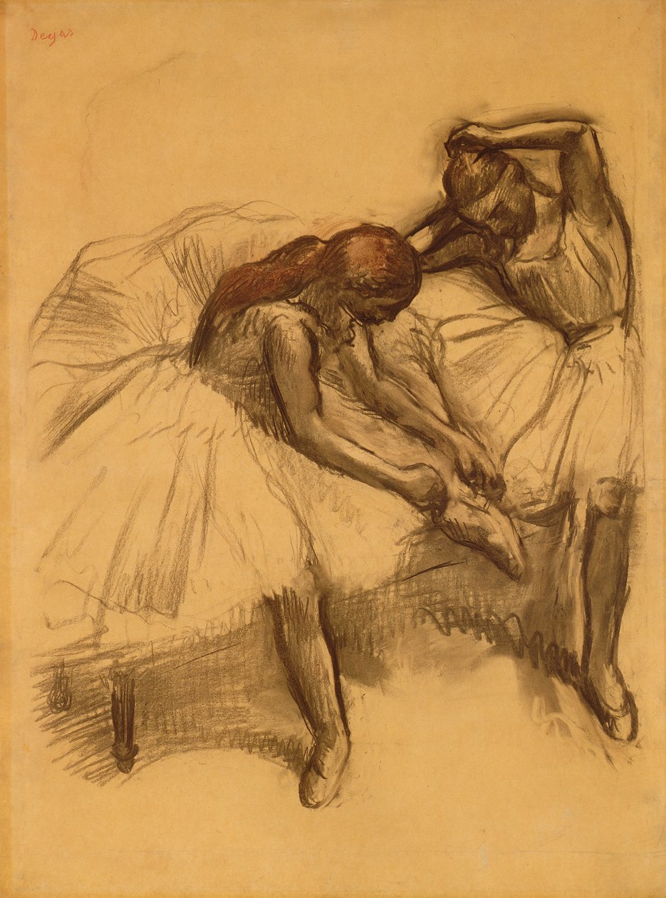 Dva tanečníci, 1905 od Edgar Degas