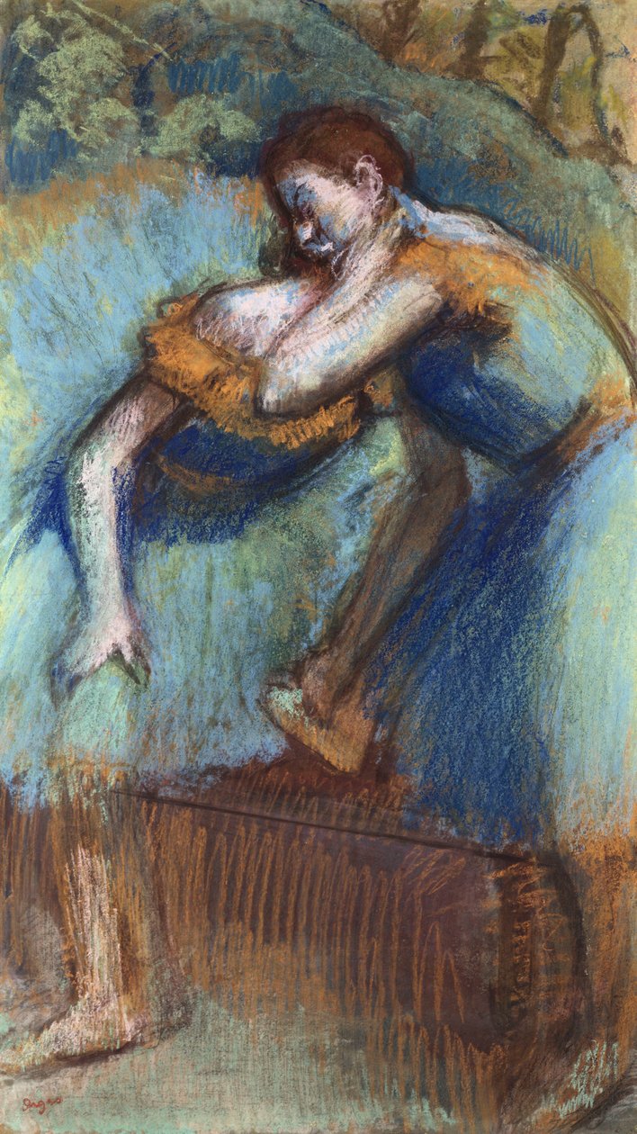 Dva tanečníci, kolem roku 1891 od Edgar Degas