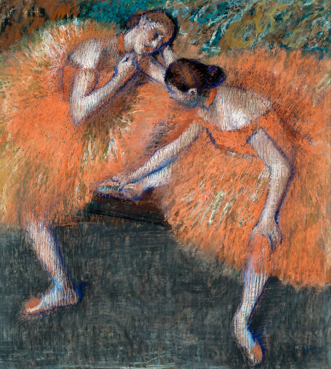 Dva tanečníci, c. 1898 od Edgar Degas