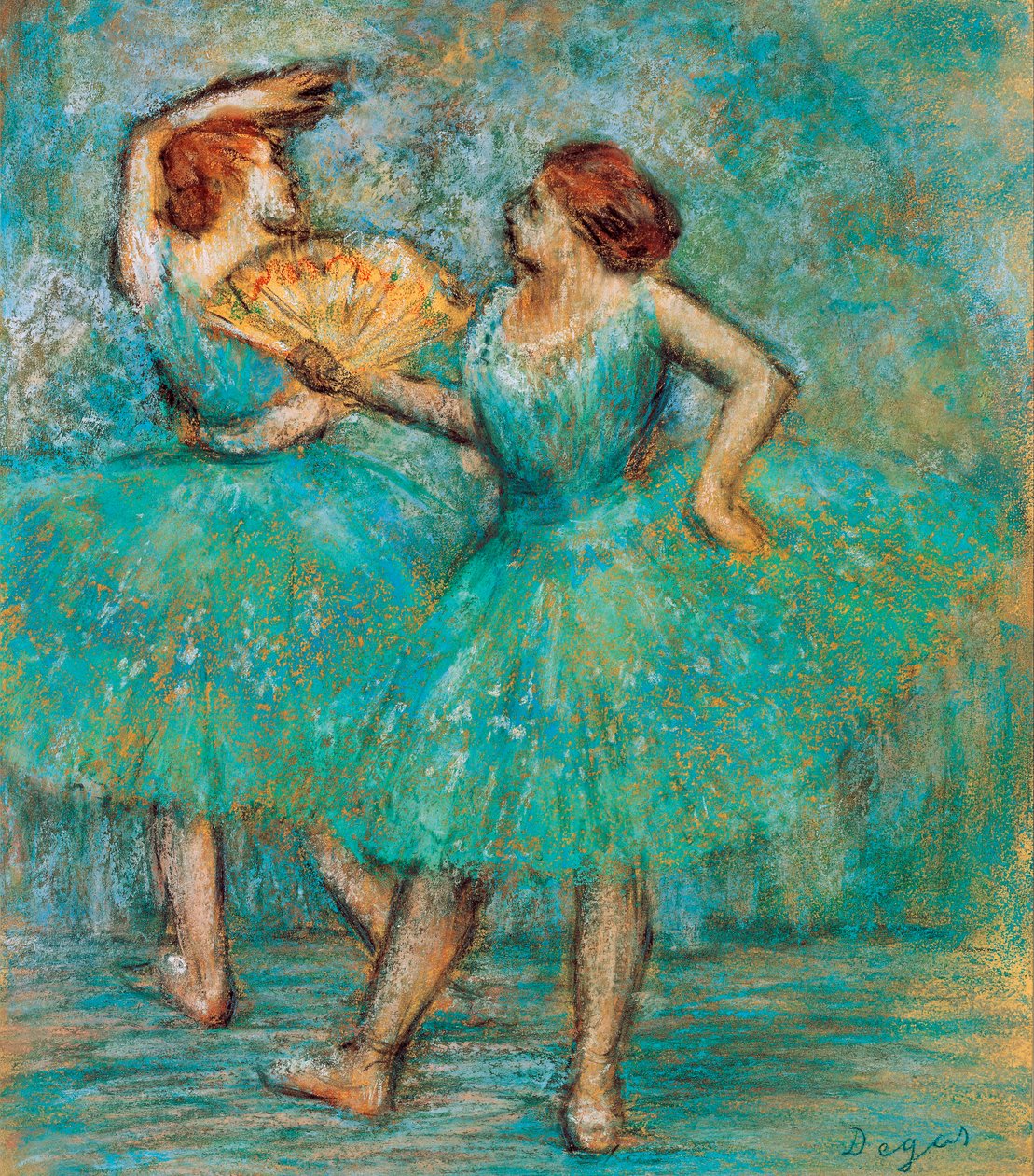 Dva tanečníci, c. 1905 od Edgar Degas