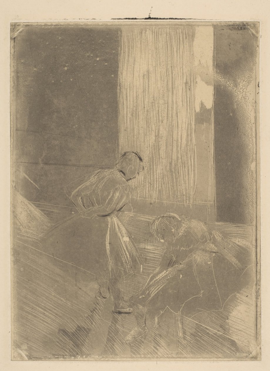 Dva tanečníci ve zkušebně, 1877-78. od Edgar Degas