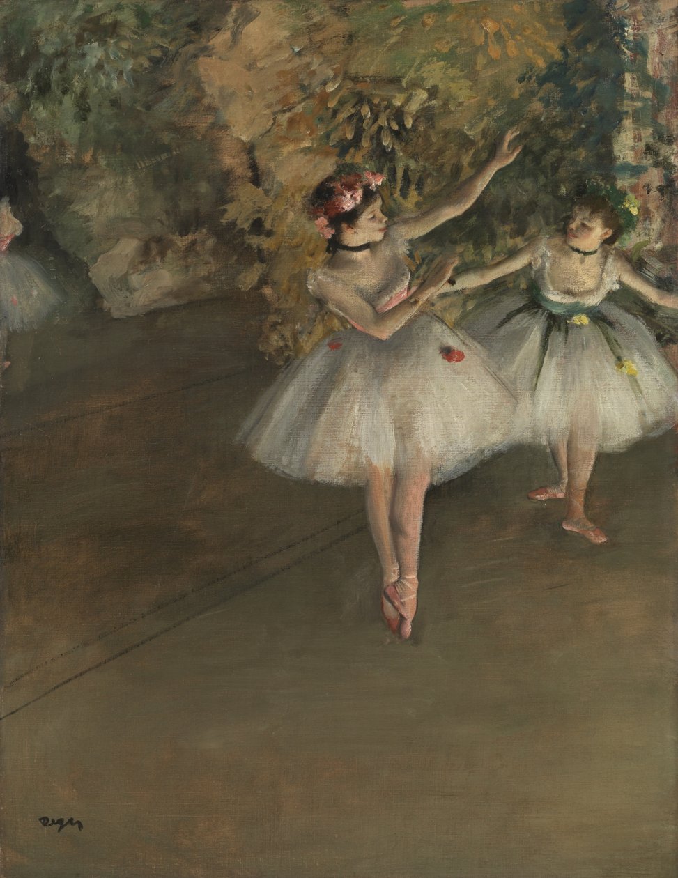 Dva tanečníci na jevišti, c.1874 od Edgar Degas