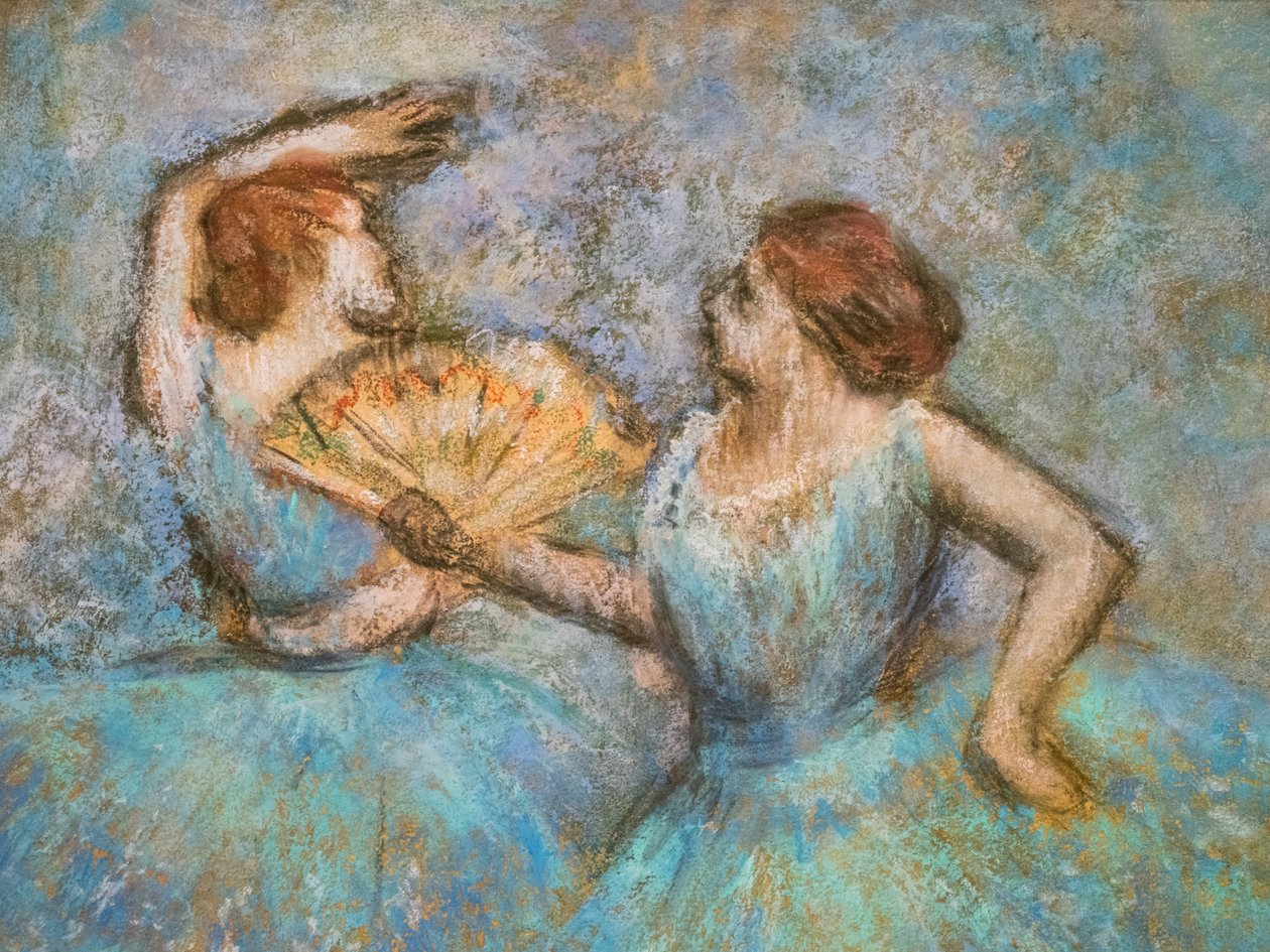 Dva tanečníci (detail). Kolem 1905. Pastel na kartonu. od Edgar Degas