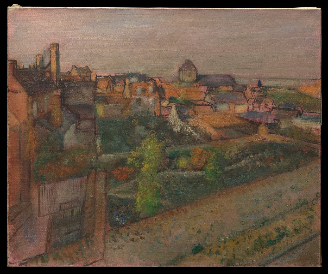Pohled na Saint-Valéry-sur-Somme od Edgar Degas