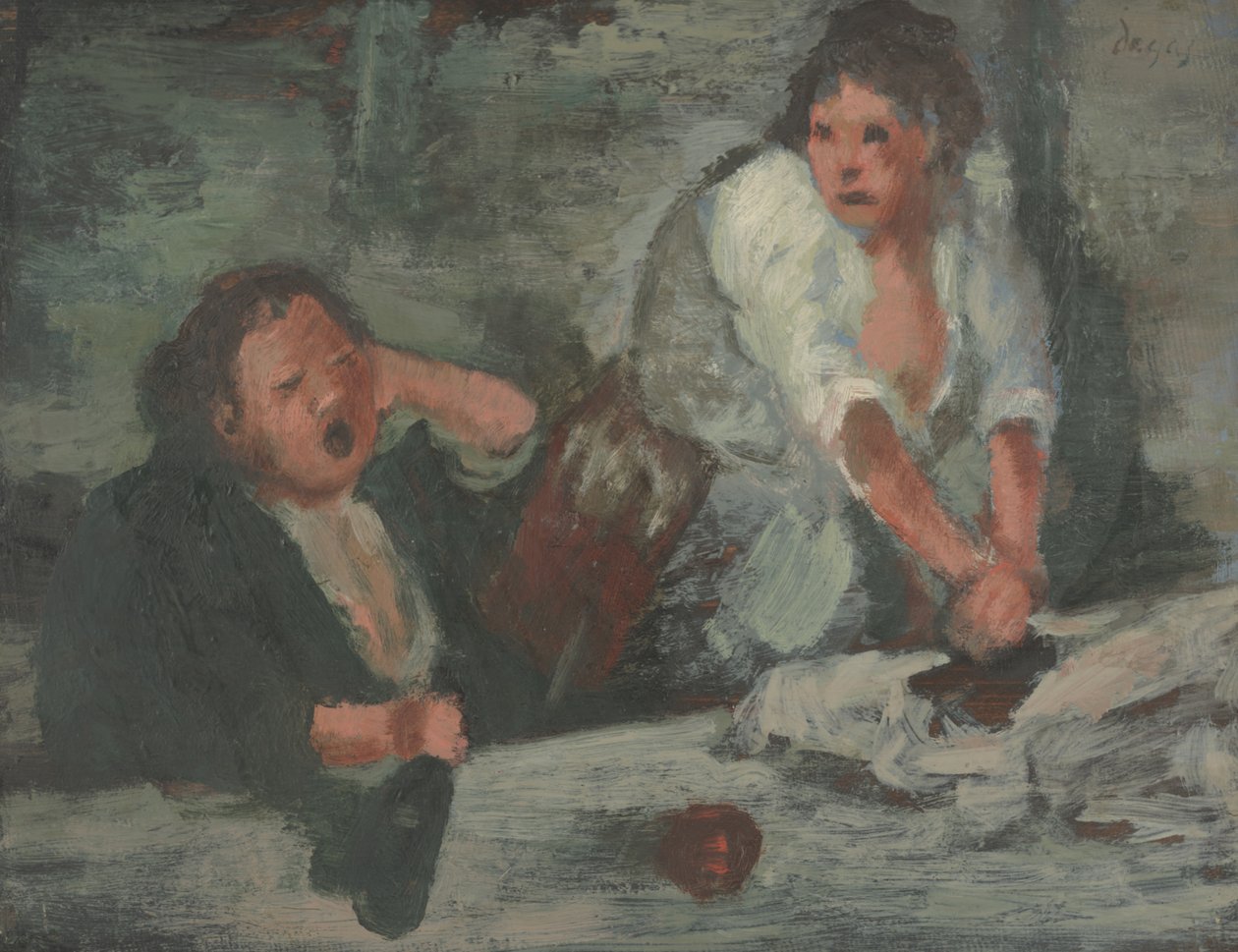 Wash Women (olej na panelu) od Edgar Degas
