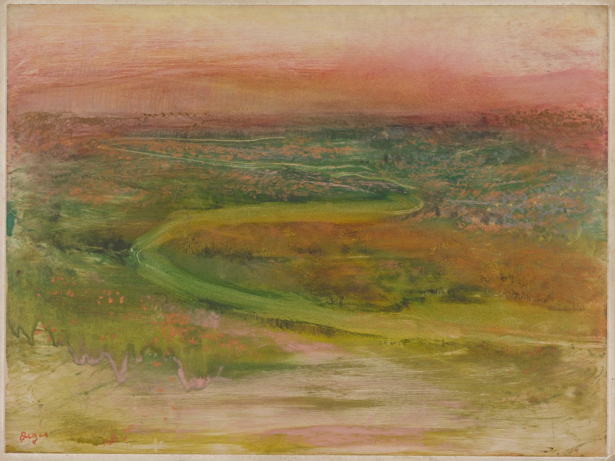 Klikatá řeka od Edgar Degas