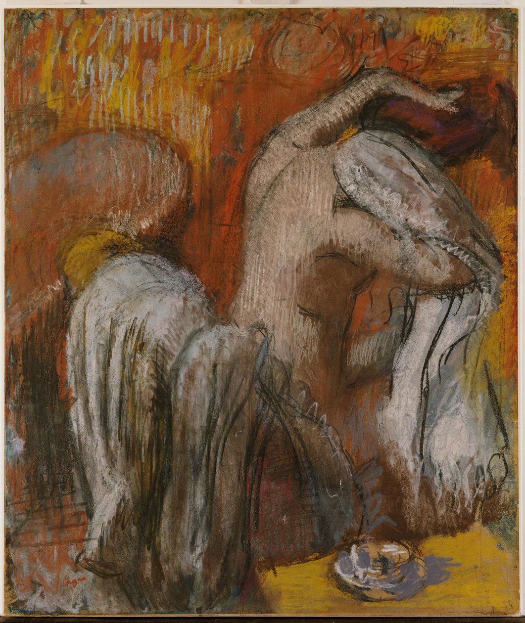 Žena se suší od Edgar Degas