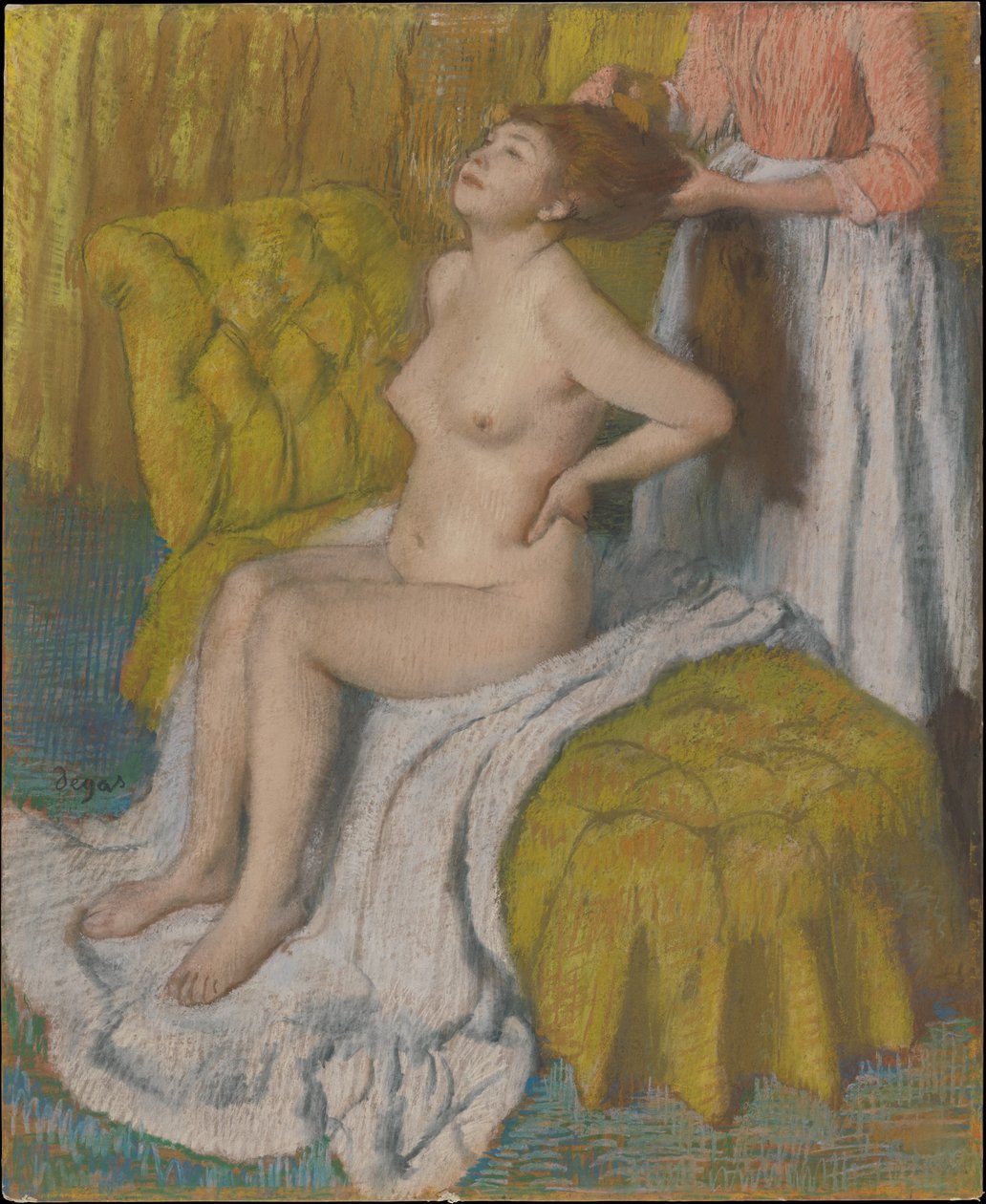 Žena, které česají vlasy od Edgar Degas