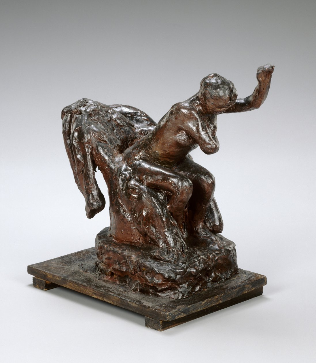 Žena sedící v křesle, otírá si levé podpaží, c. 90. léta 19. století. od Edgar Degas