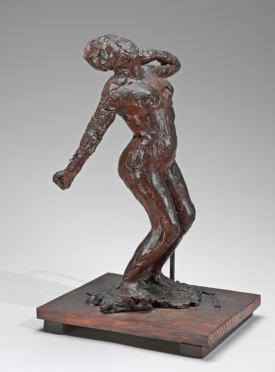 Žena, strečink od Edgar Degas