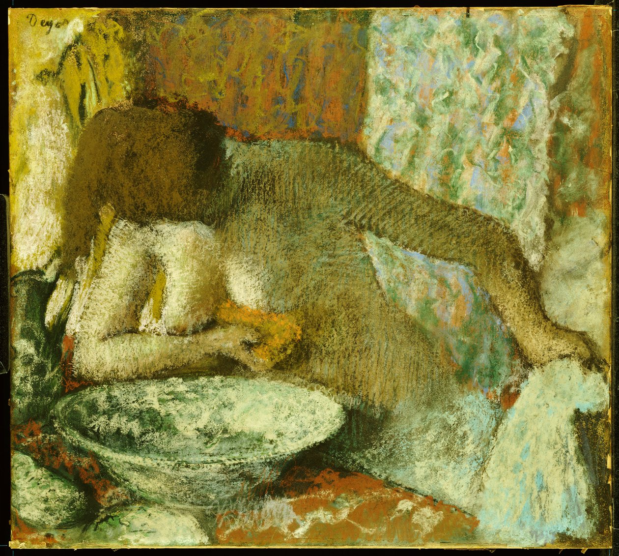 Žena na záchodě, kolem roku 1897 od Edgar Degas