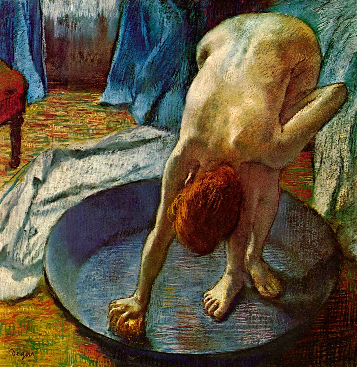 Žena ve vaně, 1886. od Edgar Degas