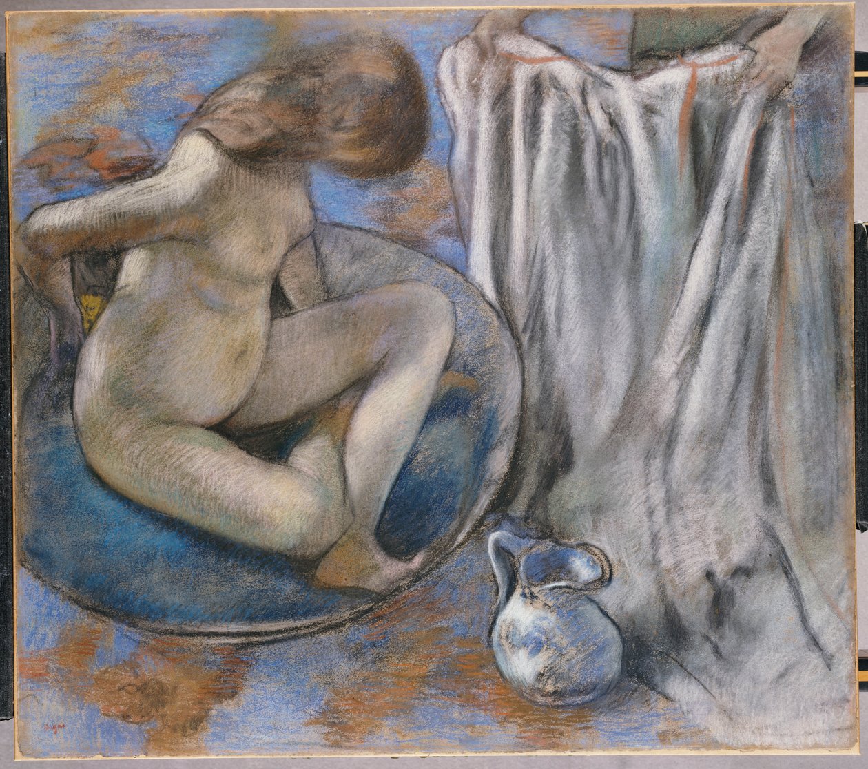 Žena ve vaně, 1884 od Edgar Degas