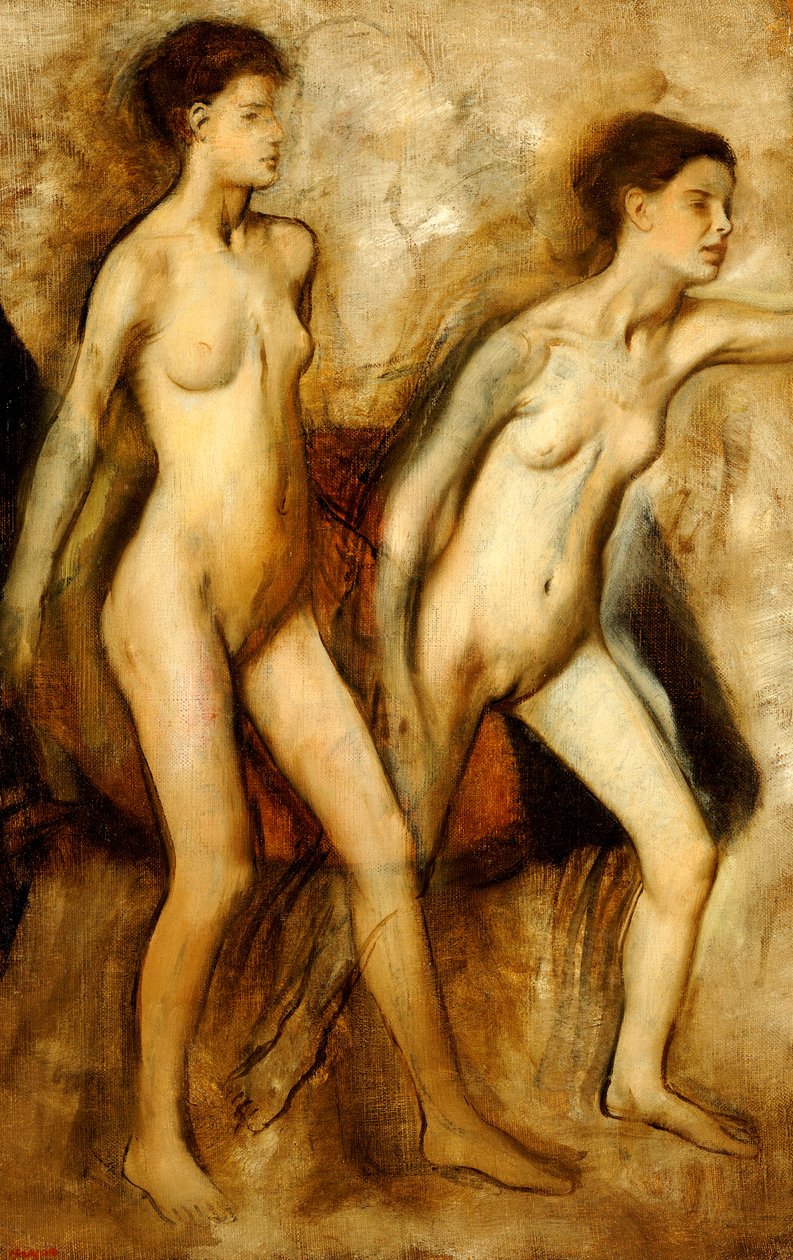 Mladé sparťanské dívky provokují chlapce od Edgar Degas