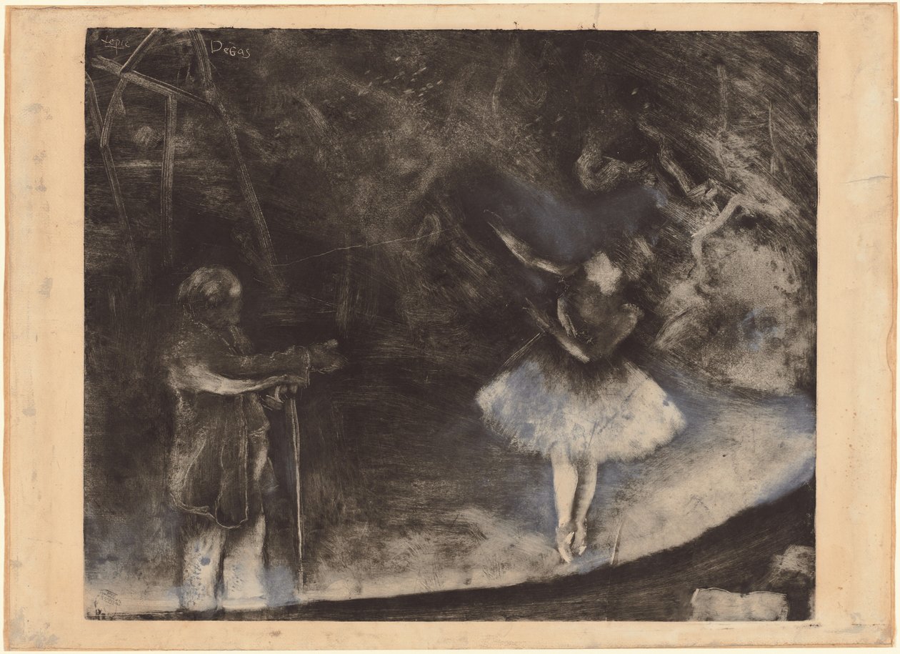 Baletní mistr od Edgar Degas, executed in collaboration with Vicomte Lepic