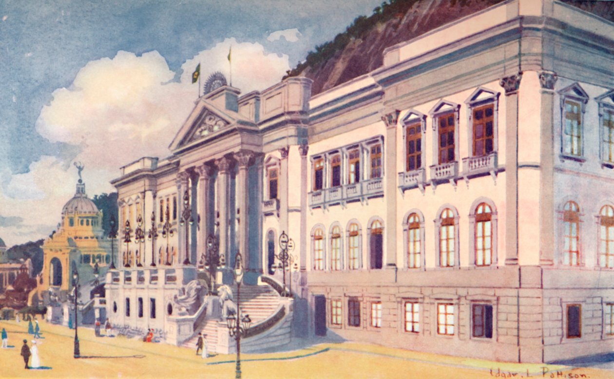 Ministerstvo zemědělství, průmyslu a obchodu, Praia Vermelha, 1914 od Edgar L. Pattison