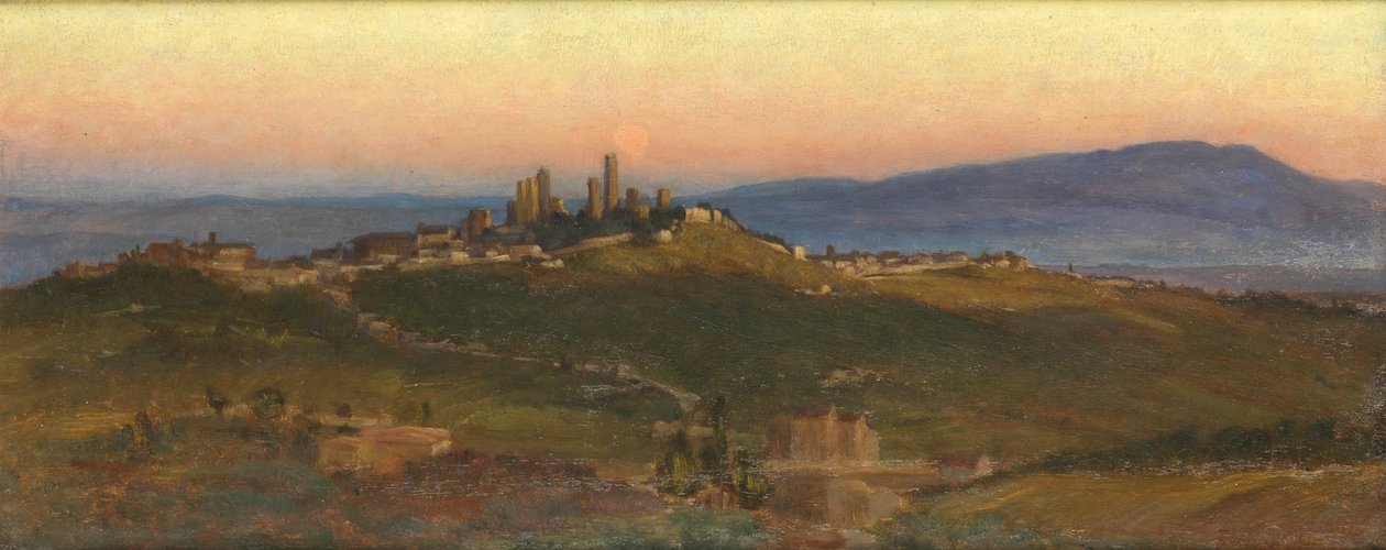 San Gimignano, 1898 od Edith Ridley Corbet