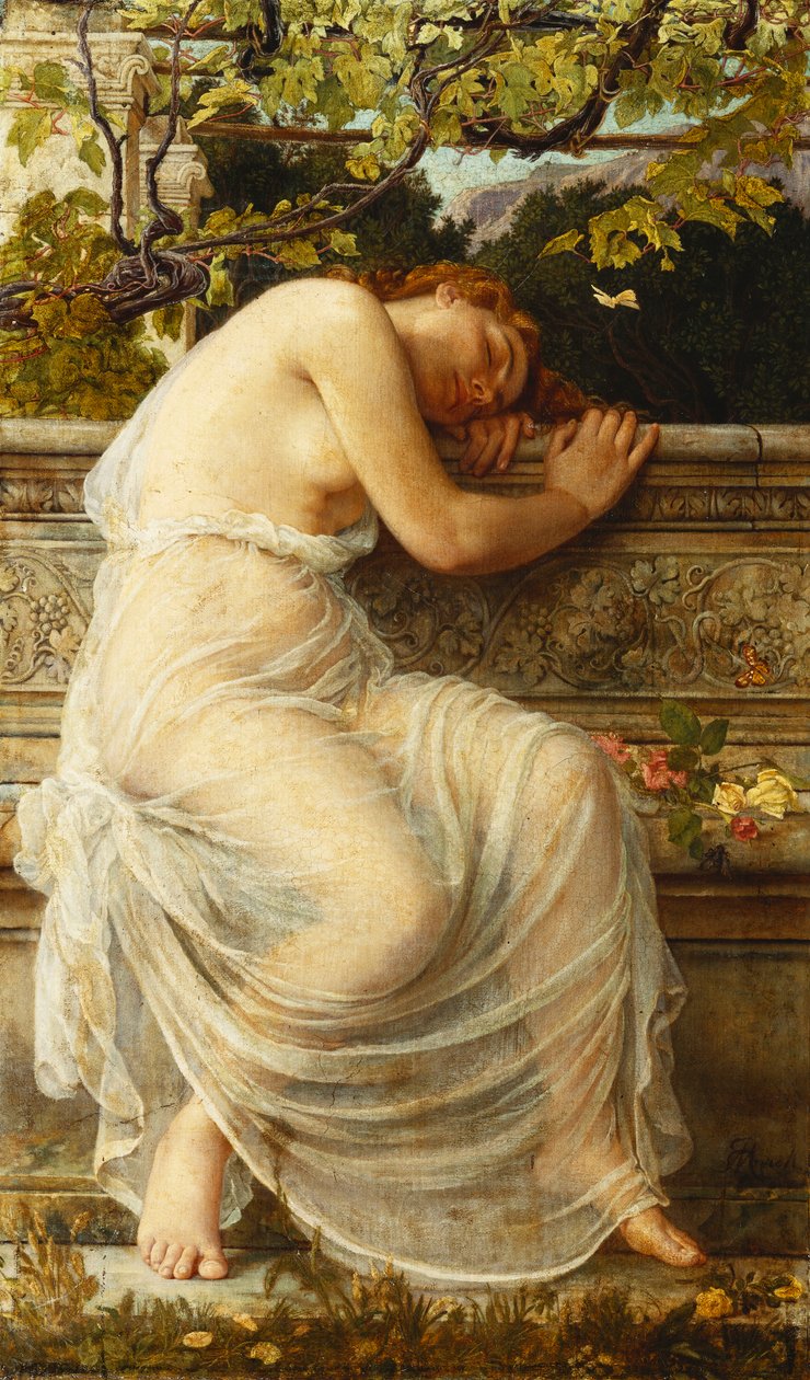 Spící dívka, od Edith Ridley Corbet