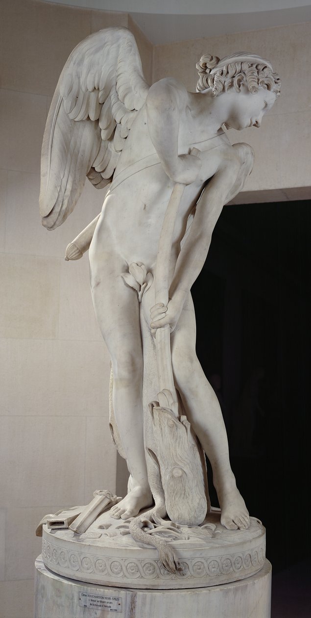 Cupid Carving jeho luk z klubu Hercules od Edmé Bouchardon