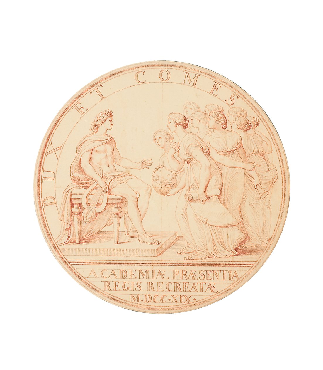 Návštěva krále na akademiích, 1719 od Edmé Bouchardon