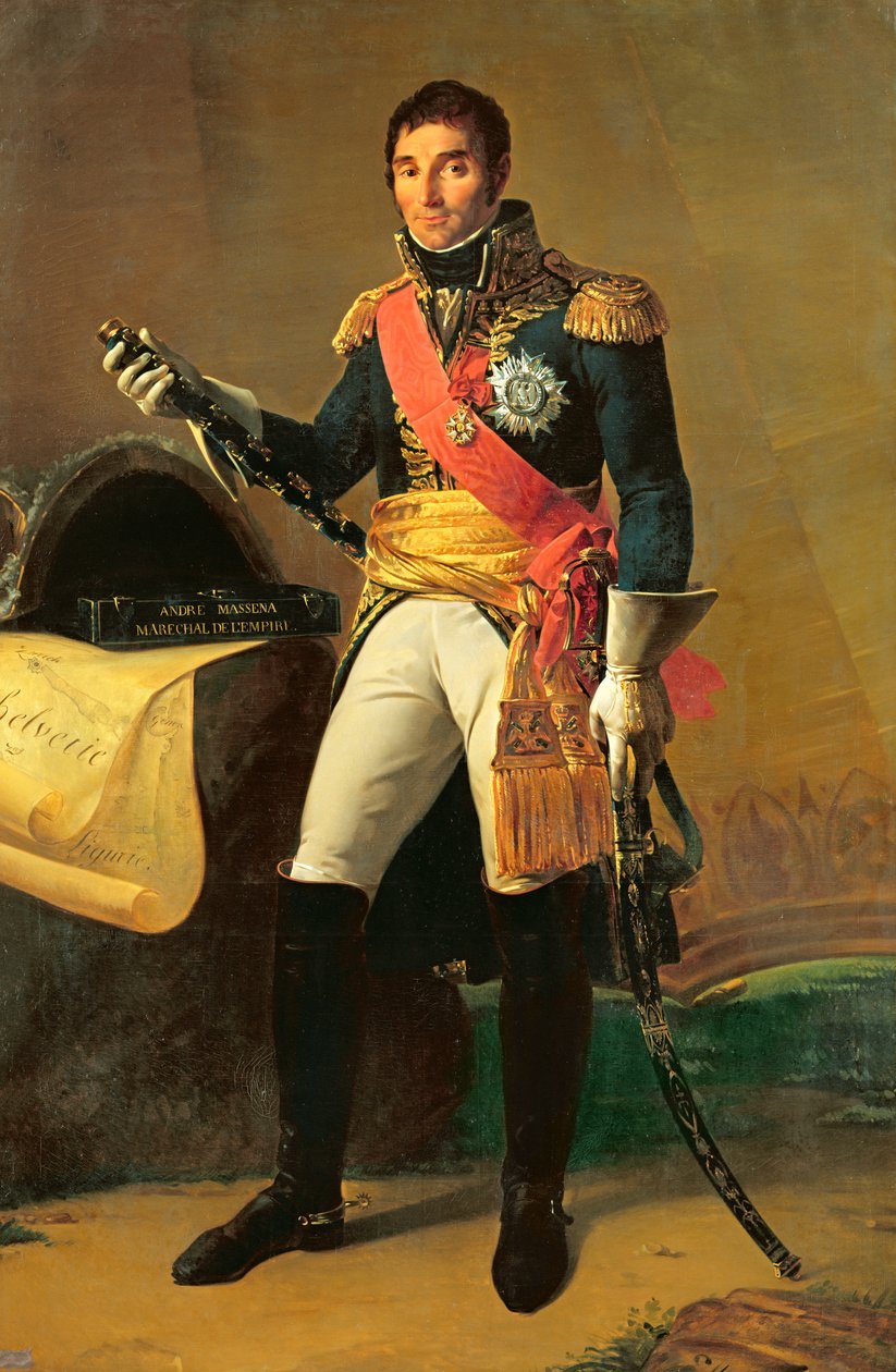 Portrét Andre Masseny, asi 1853 od Edme Adolphe Fontaine