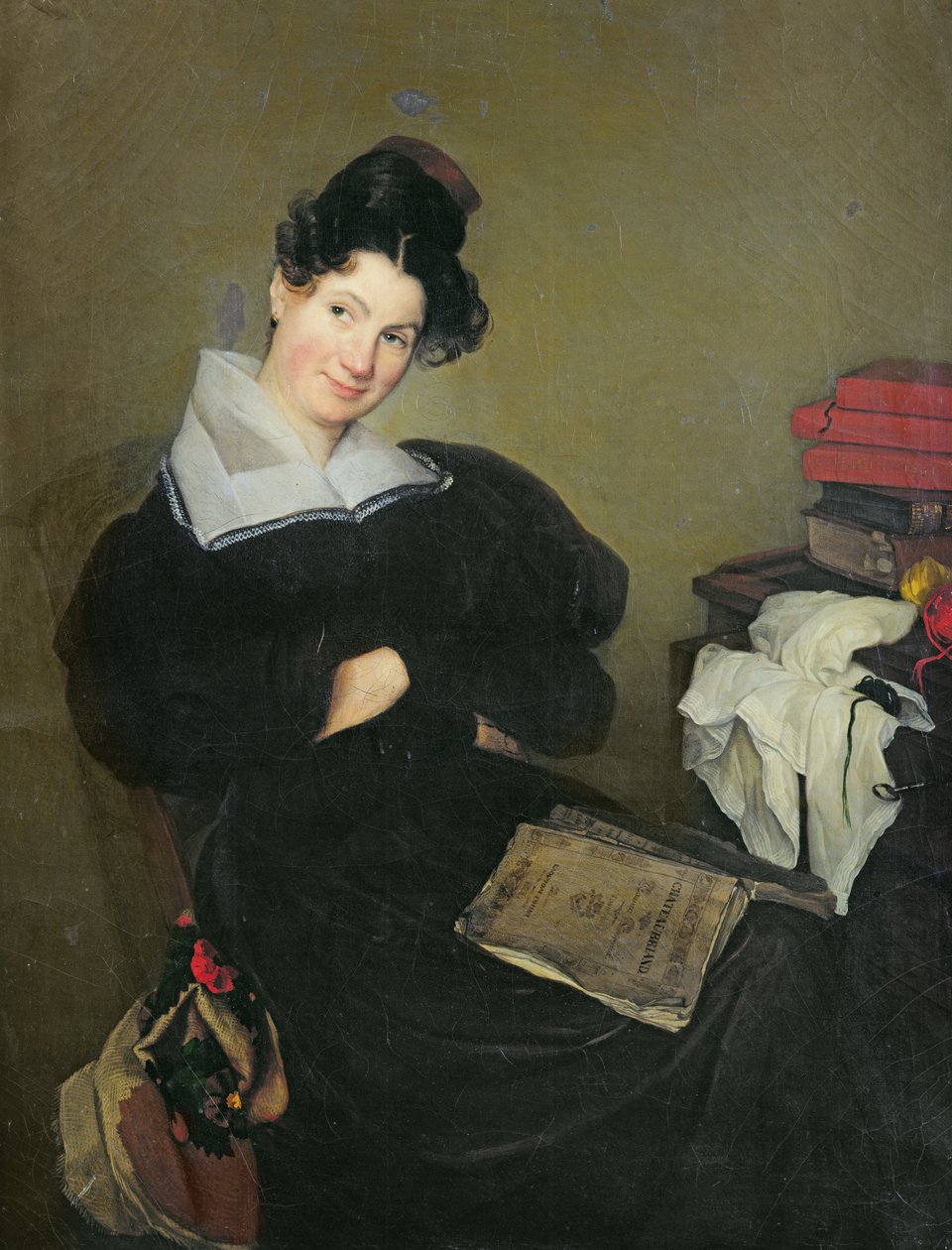 Portrét paní Bailové, asi 1830 od Edme Jean Pigal