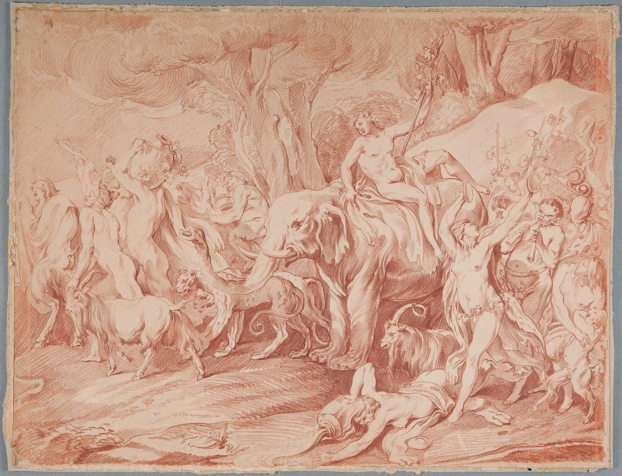 Triumphzug des Bacchus od Edmé Bouchardon