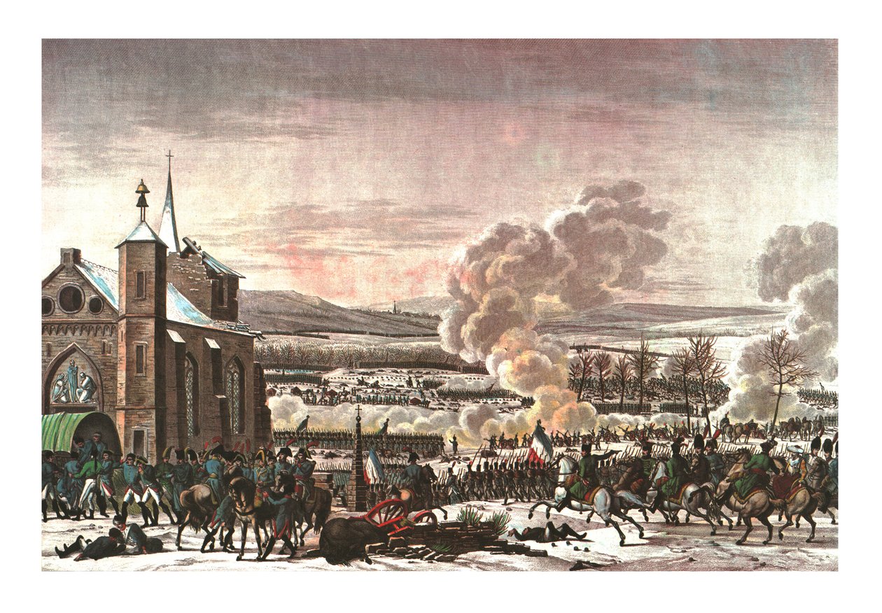 Bitva u Eylau, 9. února 1807, c1850 od Edme Bovinet