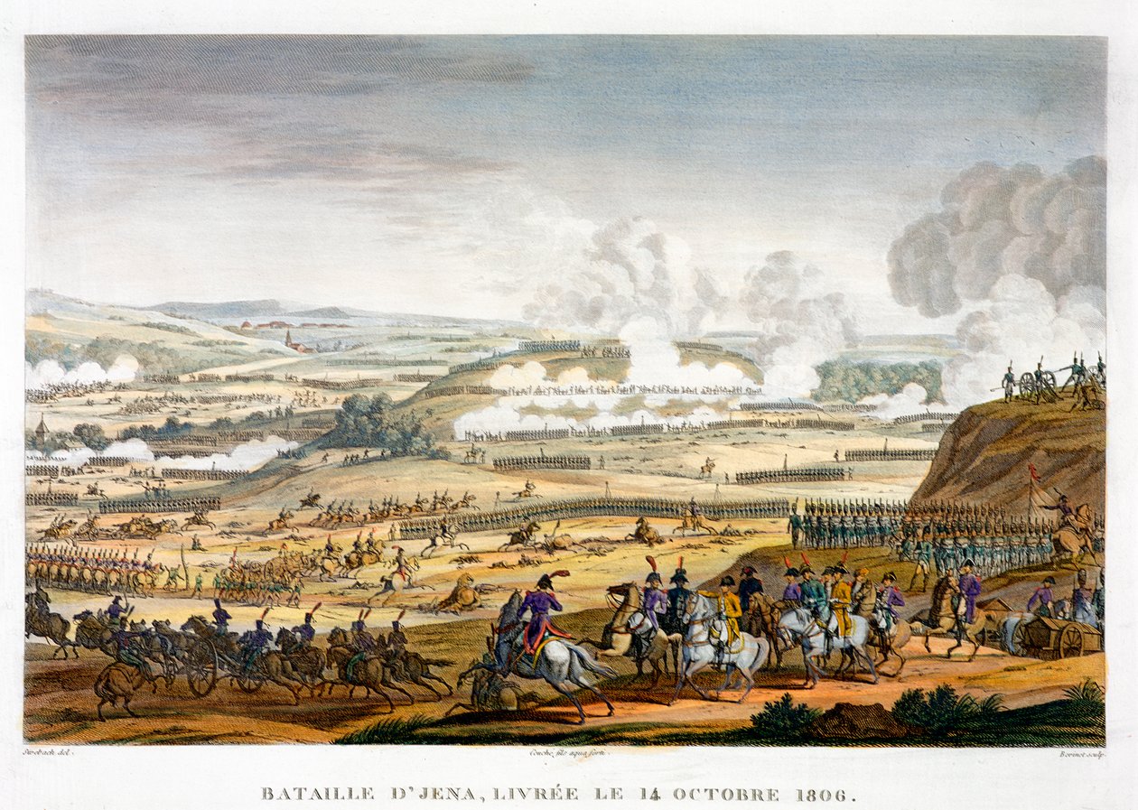 Bitva u Jeny, Německo, 14. října 1806 od Edme Bovinet