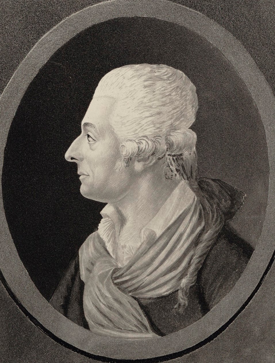 Portrét skladatele Antonia Sacchiniho 1730-1786, 1810. od Edme Quenedey