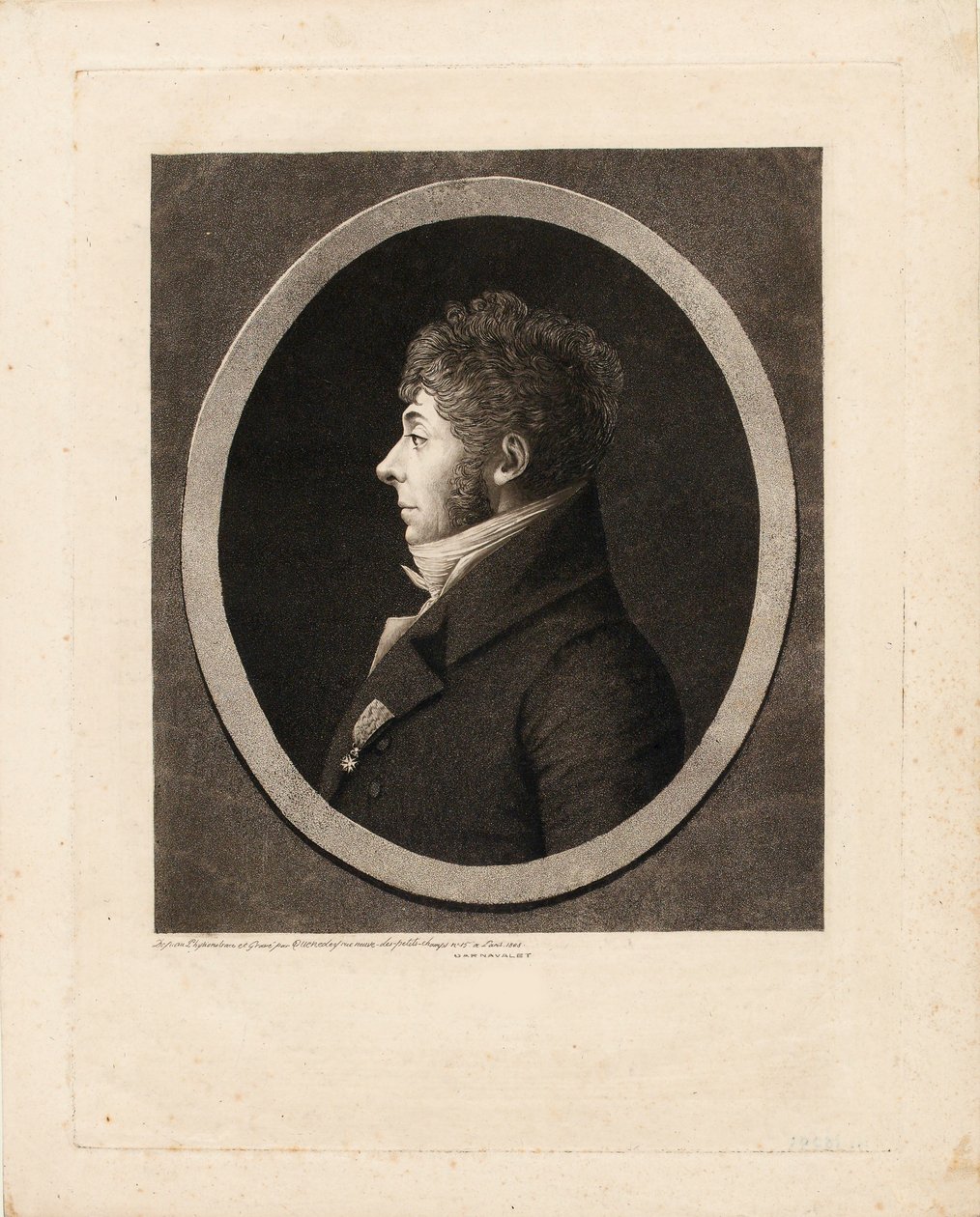 Portrét skladatele Étienna Nicolase Méhula 1763-1817. od Edme Quenedey