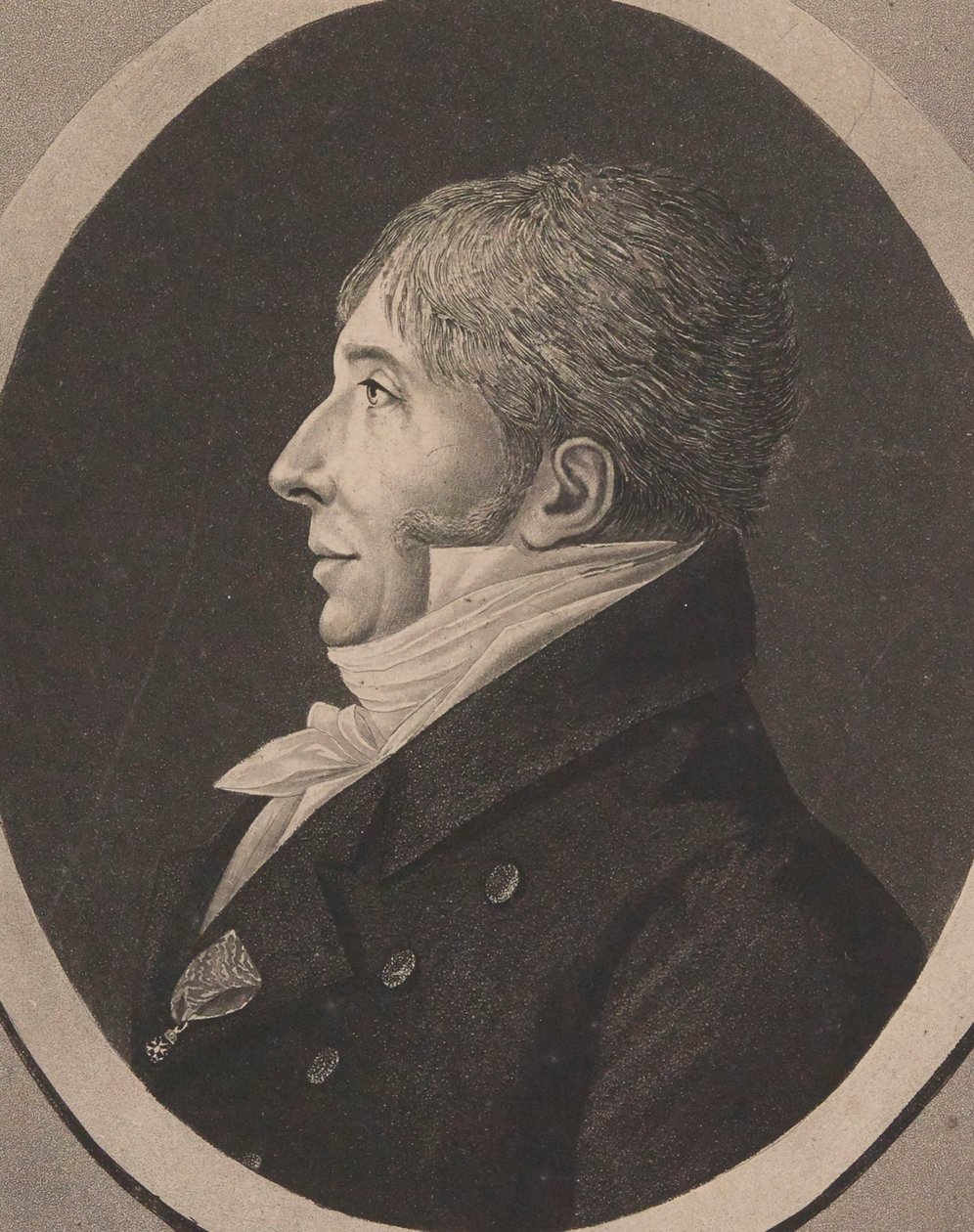 Portrét skladatele Jean-François Le Sueur 1760-1837, 1818. od Edme Quenedey