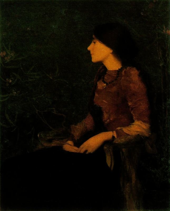 Portrét Thadee Caroline Jacquet od Edmond Aman Jean