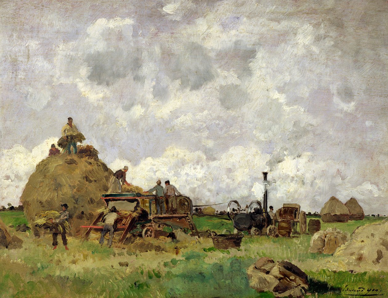 Mlátička od Edmond Charles Yon