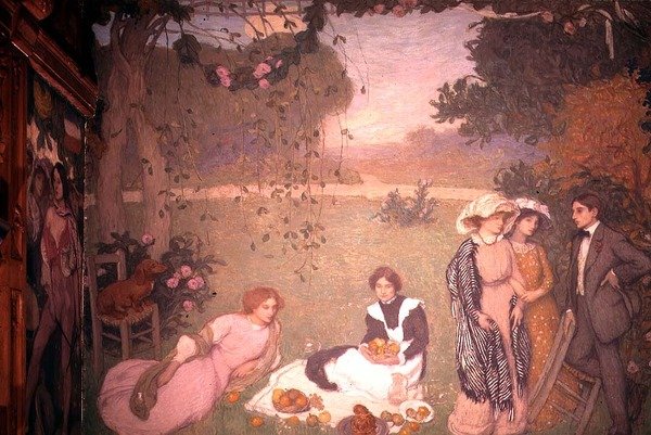 Oběd v trávě od Edmond François Aman Jean