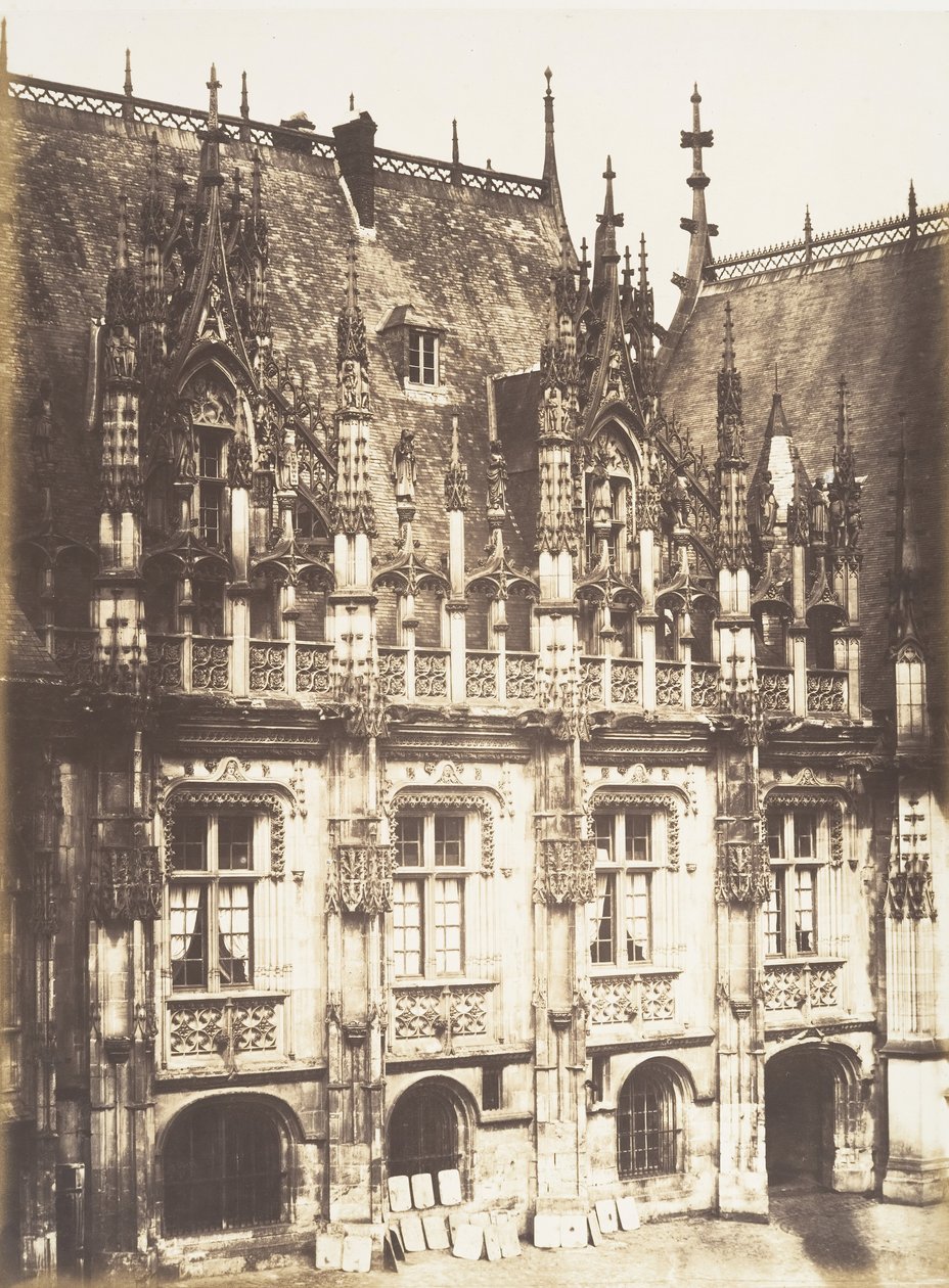 Fragment Palais de Justice, Rouen, 1852-54. od Edmond Bacot