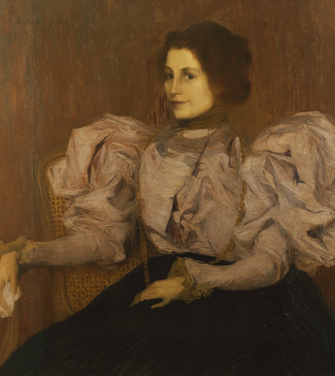 Portrét Madame Besnard, kolem roku 1896 (olej na plátně) od Edmond François Aman Jean