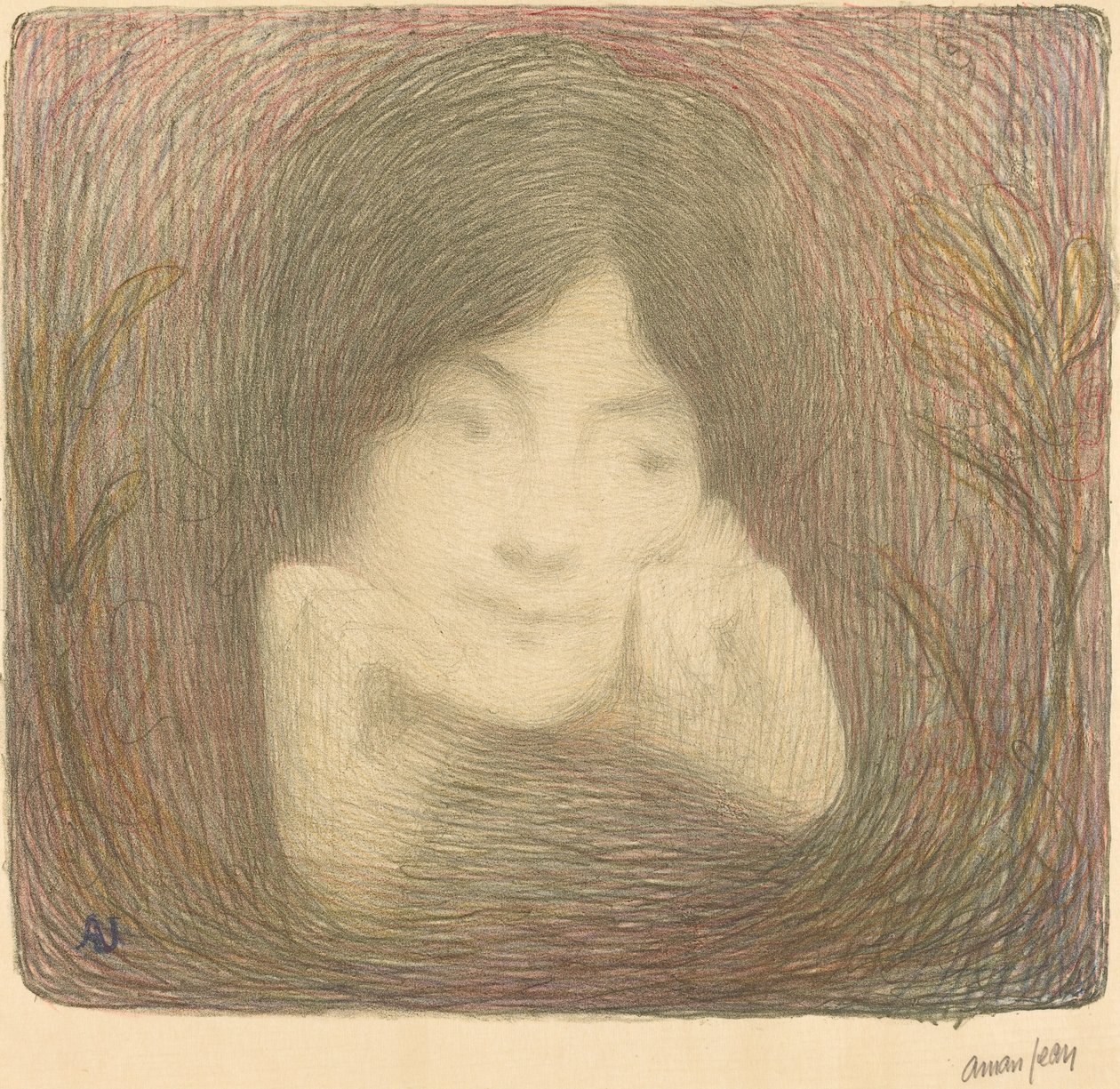 Slečna Moréno z Comédie-Française, 1897. od Edmond François Aman Jean