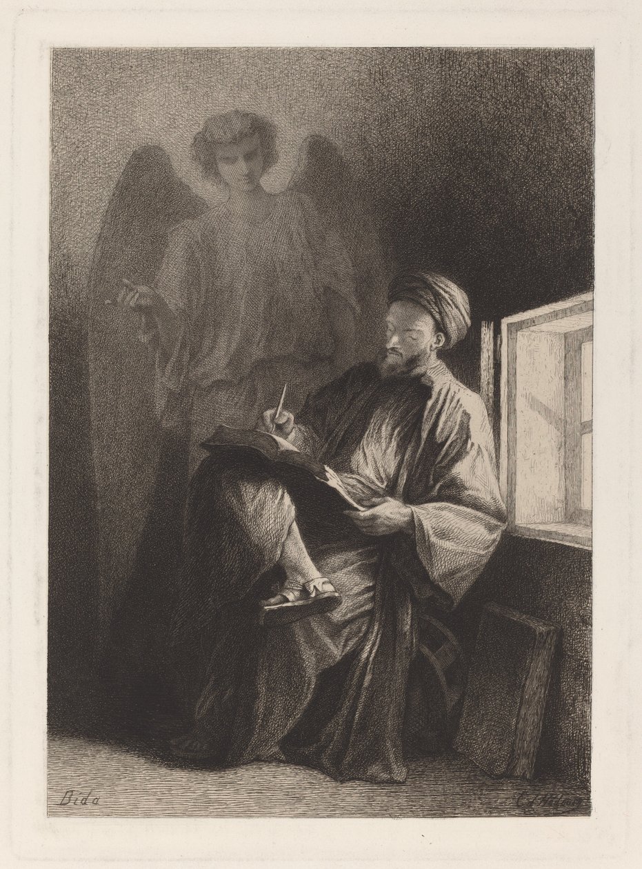 Svatý Matěj od Edmond Hedouin after Alexandre Bida