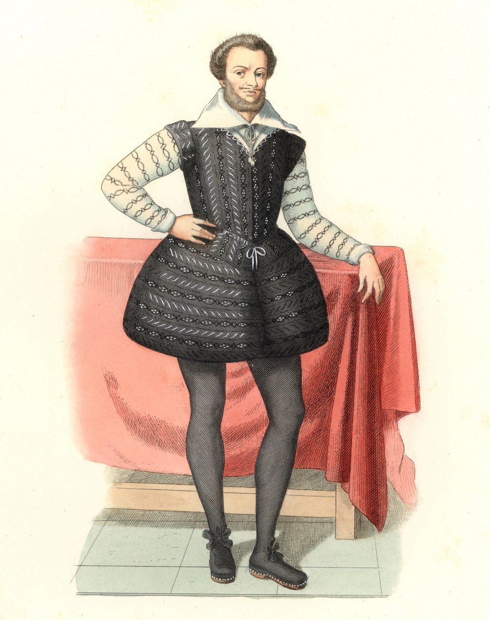 Antoine de Saint Chamans, francouzská šlechta od Edmond Lechevallier Chevignard