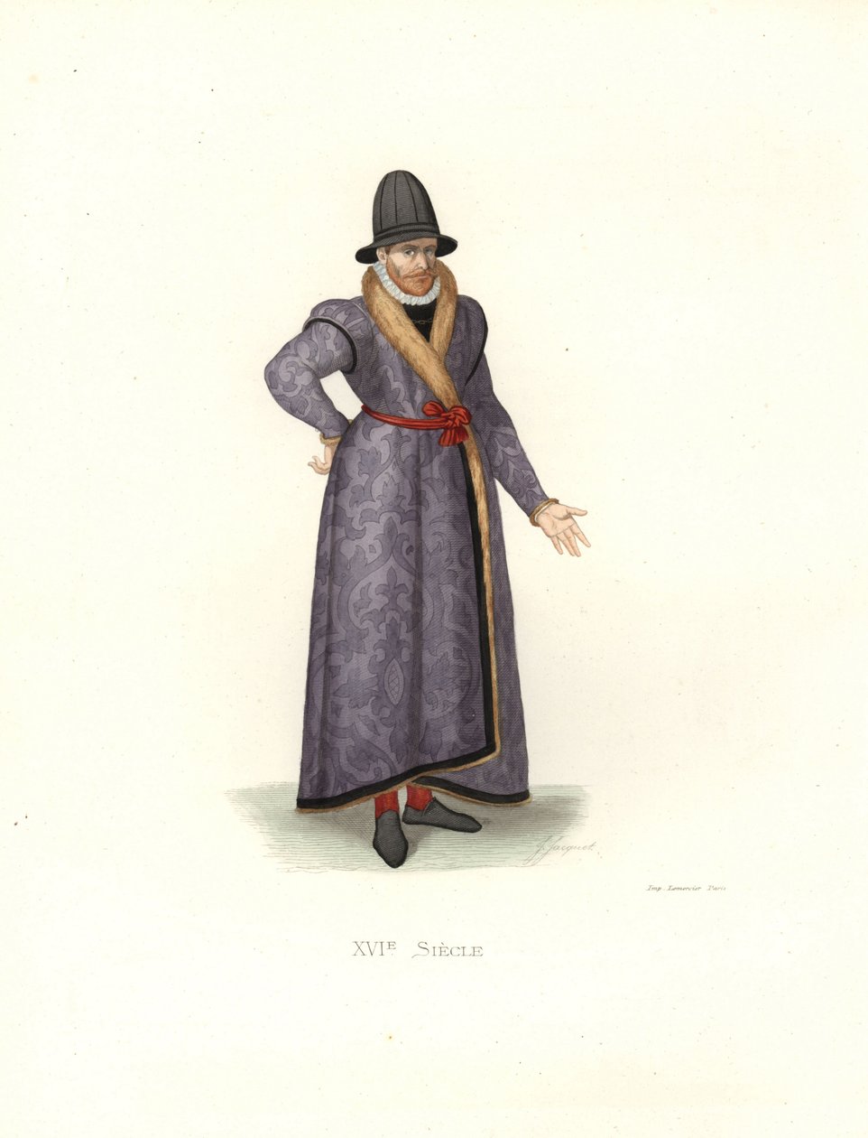 anglický šlechtic od Edmond Lechevallier Chevignard