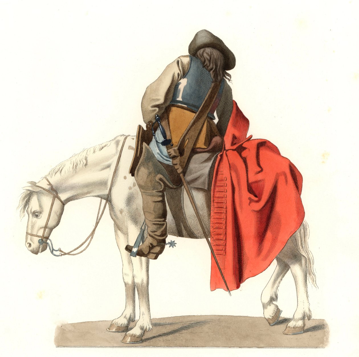 Francouzská kavalérie od Edmond Lechevallier Chevignard