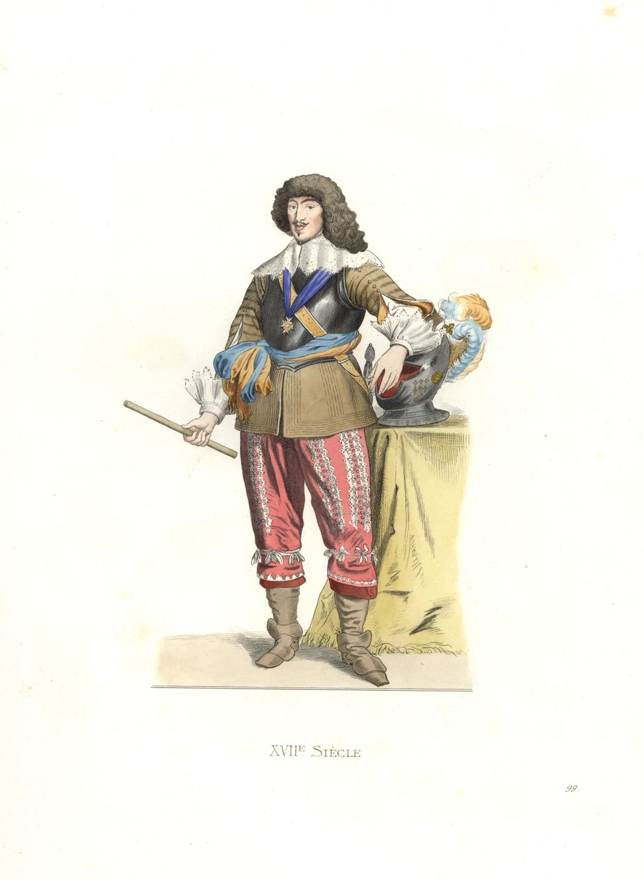 Gaston Jean Baptiste de France, vévoda z Orleans, Francie od Edmond Lechevallier Chevignard