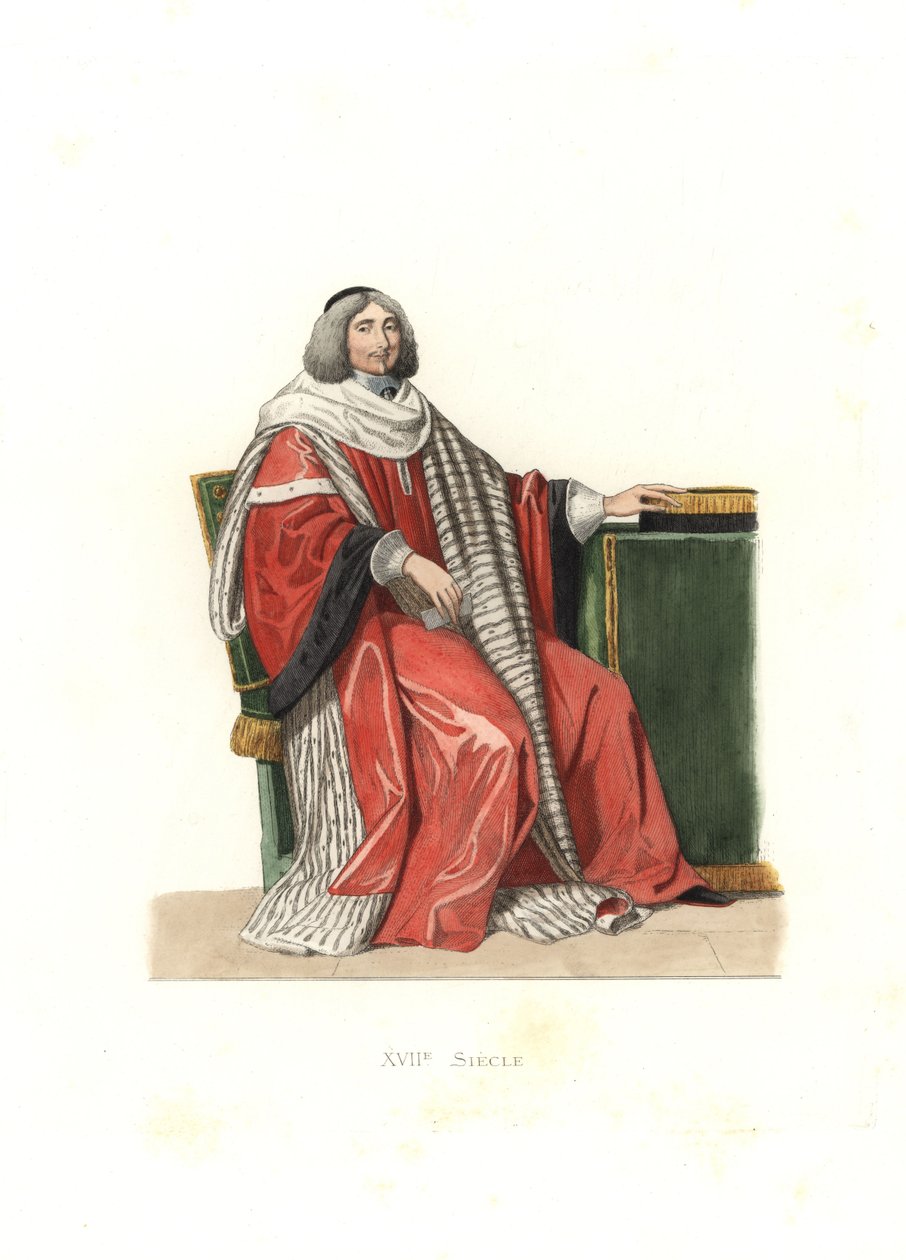 Jean-Antoine de Mesmes, lord z Irvalu, hrabě z Avaux, z obrazu Philippe de Champaigne od Edmond Lechevallier Chevignard