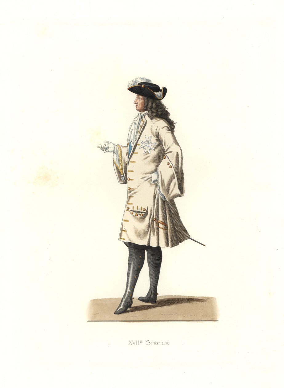 Francouzský král Ludvík XIV od Edmond Lechevallier Chevignard