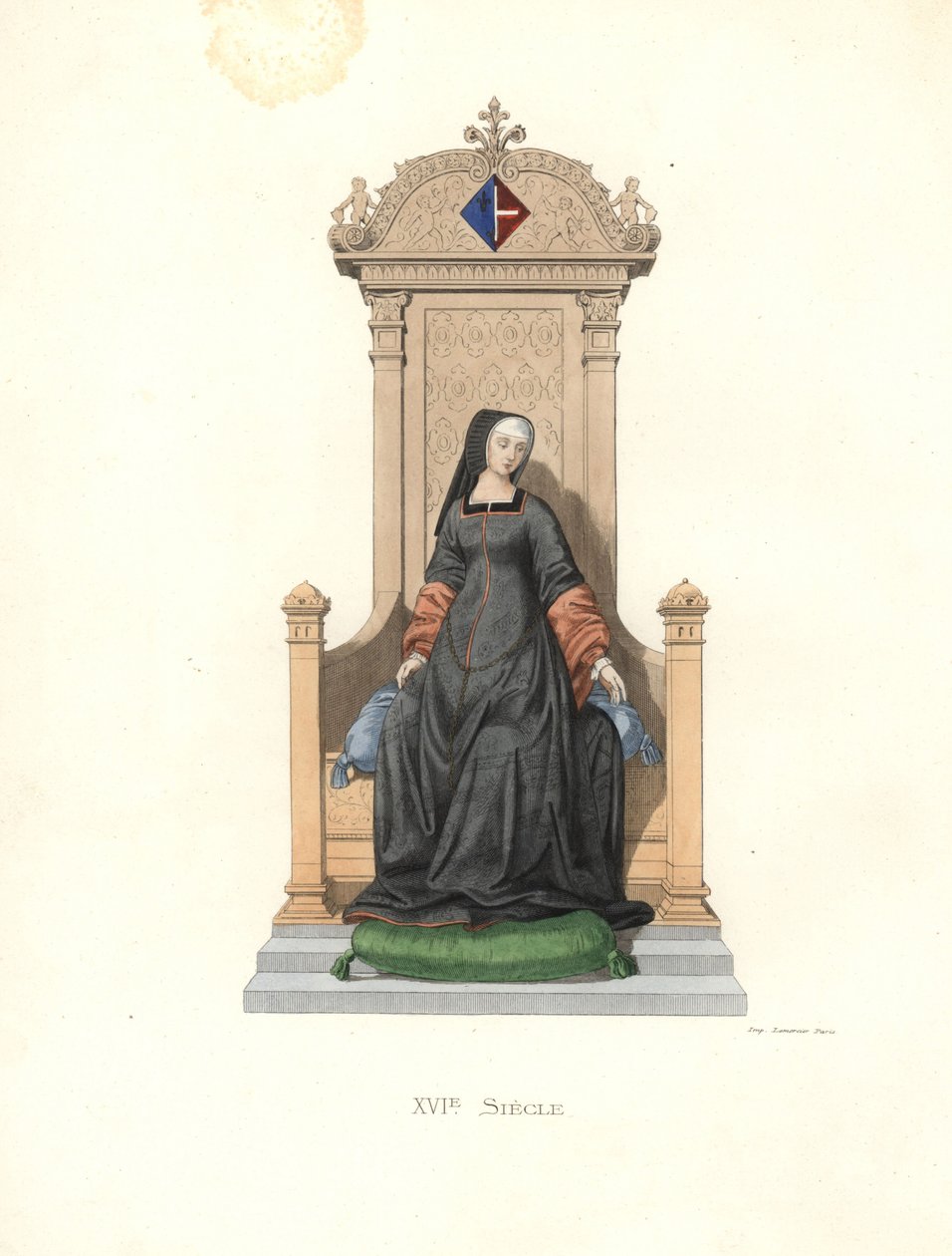 Louise Savojská, Louise Savojská (1476 | 1531) od Edmond Lechevallier Chevignard